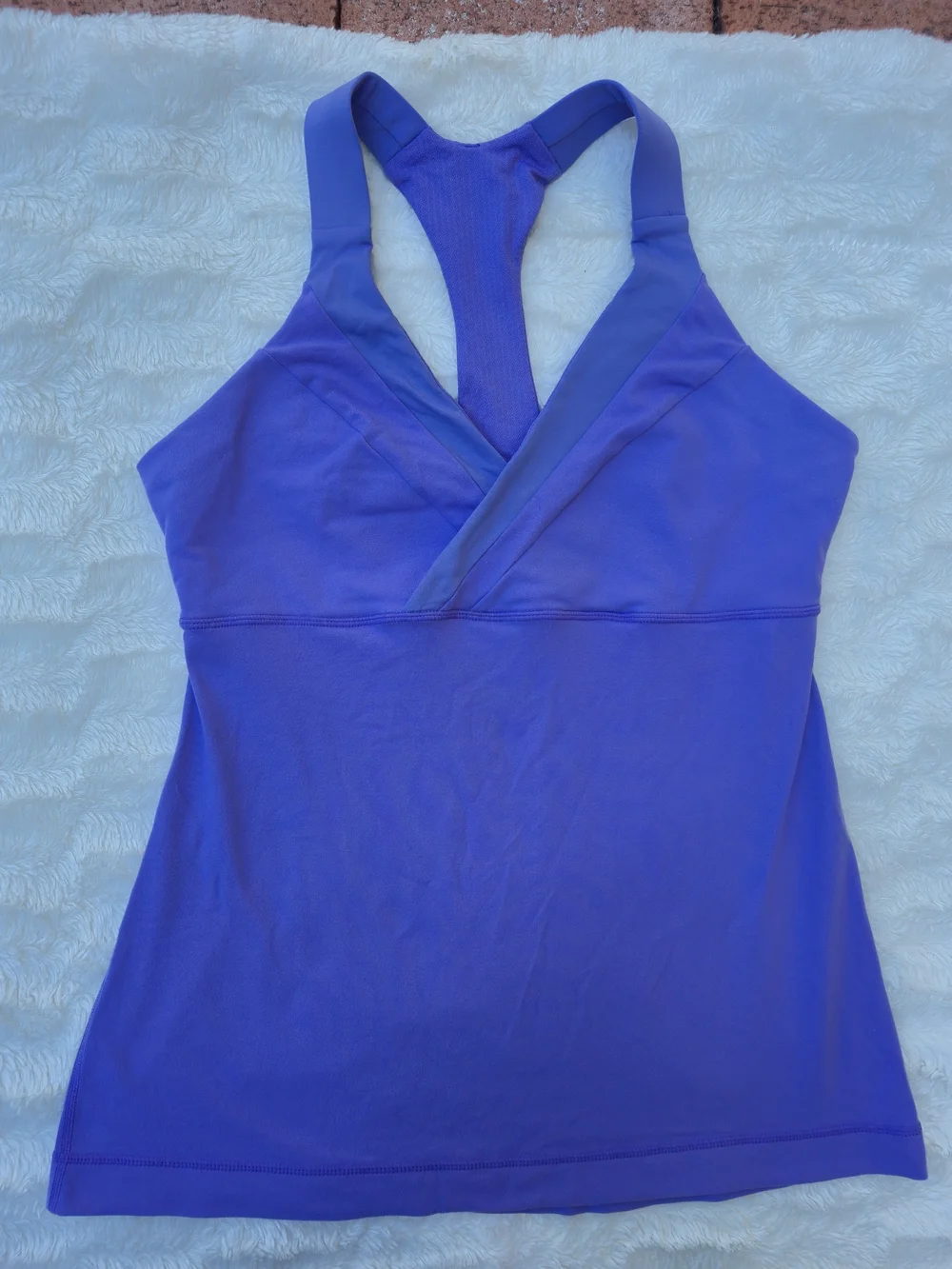 lululemon athletica Lavender V-Neck Racerback Tank
